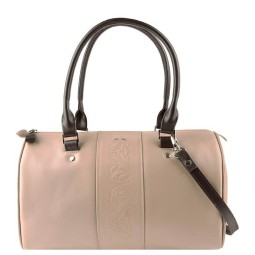 Сумка женская Esse БРИДЖИТ беж/шок/тисн