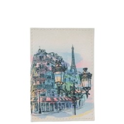 Чехол для карт Sima 7316091 здание Парижа