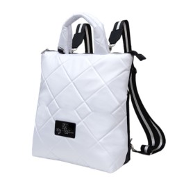 Сумка-рюкзак KN 006-31403 бел/ромб.