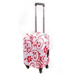 Чехол для чемодана S Red Flowers