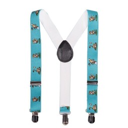 Подтяжки детские Тигренок 25 голуб