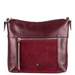 Сумка женская SHARPEY 1-027 лад/замша вишня