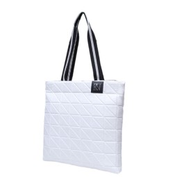 Сумка шоппер KN 708-31404 бел/треуг