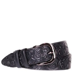 Ремень цветы 35 син (120) Sharpey