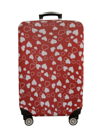 Чехол для чемодана 1023-4 сердца M
