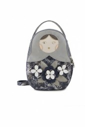 Рюкзак Оливи 1284 сер/син(Матрешка)