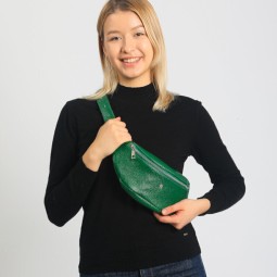 Сумка поясная SHARPEY 1-031 изумруд фл