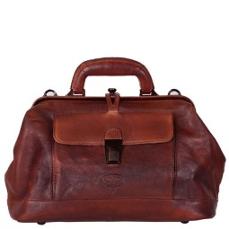 Сумка-саквояж MiaDonna 68066 marrone