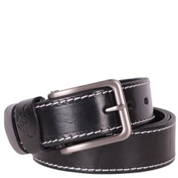 Ремень 40мм Remart буйвол строчка бел ИМ