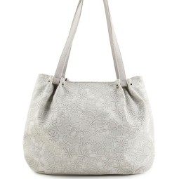 Сумка женская Оливи 967 св.сер/кружево
