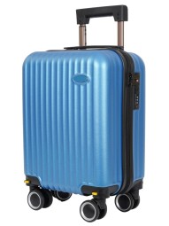 Чемодан Bagvoyage BV01/16 синий со съемными колесами