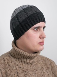 Шапка мужская WAG 30 чер/ант/сер