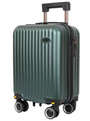 Чемодан Bagvoyage BV01/16 зеленый со съемными колесами