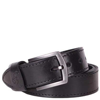 Ремень 40мм Remart буйвол строчка черн ИМ