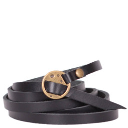 Браслет кожаный 3022 чер многосл.