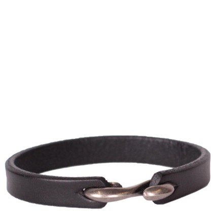 Браслет кожаный 710 черн (20см)