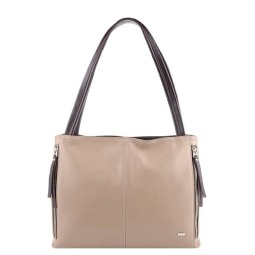 Сумка женская Esse ИЗАБЕЛЛА беж/шоколад