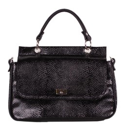 Сумка женская Salomeя 206 лак змея черн