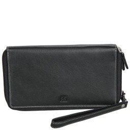 Клатч на двух молниях Sergio Belotti 846-03 black
