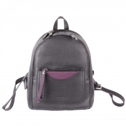 Рюкзак женский AFINA 287 ч.фл.черника тач. сафьянко к.И