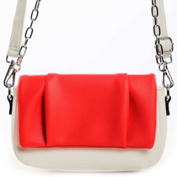 Сумка женская Balii B-8209 бел/корал