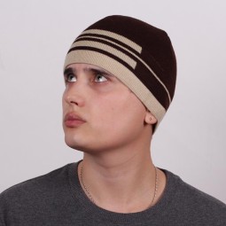 Шапка мужская Sharpey М-2 шок/беж