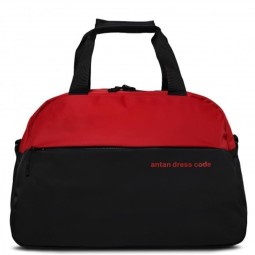 Сумка фитнес Antan 2-168 сатин красн/черн