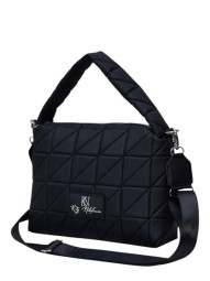 Сумка через плечо KN 016-3030407 черн/квад.2-отд.
