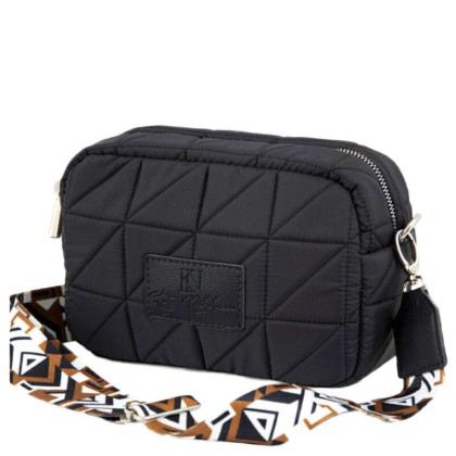 Сумка через плечо KN 007-3030406 черн/квадр.