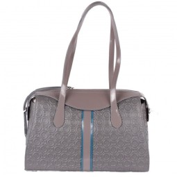 Сумка женская AFINA 274 графит фл.  паттерн океан к. И