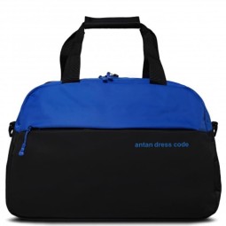 Сумка фитнес Antan 2-168 сатин син/черн
