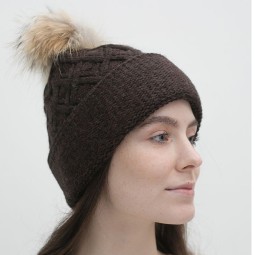 Шапка женская PB 144 шокол