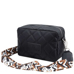 Сумка через плечо KN 007-7030606 черн/ром.