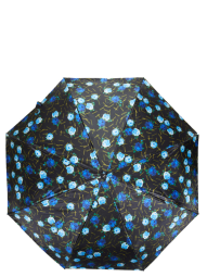 Зонт Zemsa 113107 черн/гол.розы
