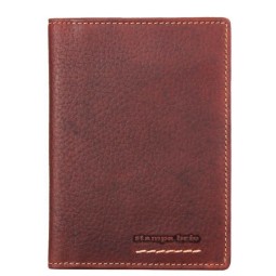 Обложка для паспорта Stampa Brio 120-1691PF Brown