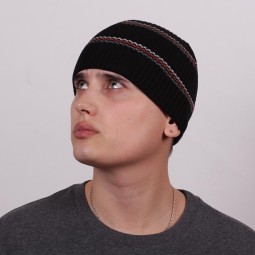 Шапка мужская Sharpey Б-1 черн/антр/тер