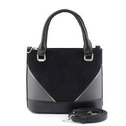 Сумка женская Оливи 1015 черн/замш