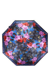 Зонт Zemsa 113117 черн/розы