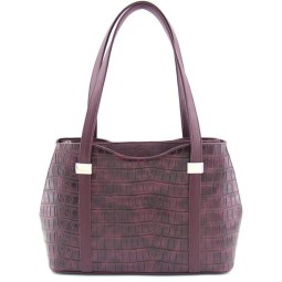 Сумка женская Оливи 424 бордо/крок