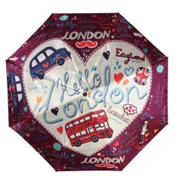 Зонт Flioraj 013-044 Лондон сердце