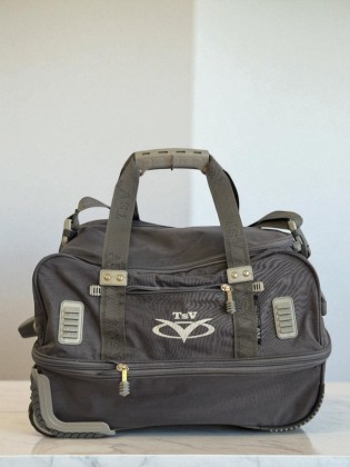 Сумка дорожная на колесах TsV 441,22 сер.жак/алюм