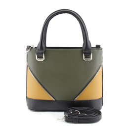 Сумка женская Оливи 1015 черн/хак-горч