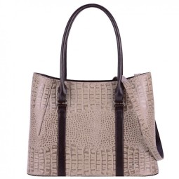 Сумка женская Esse КЛЭР беж/шокол кайм