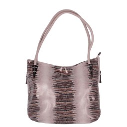 Сумка женская Valensiy 7509 беж/лазер