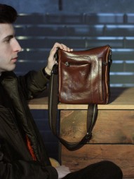 Сумка мужская Chiarugi 62643 brown