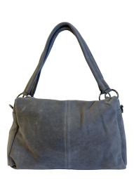 Сумка женская Wifeore W-9723-5 сер замша 