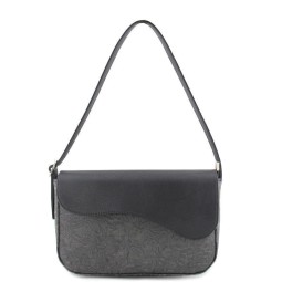 Сумка женская Оливи 1003 черн.крек.уз