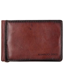 Зажим для денег Stampa Brio 730-50544DKT Brown