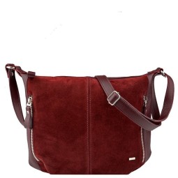 Сумка женская МОЛЛИ бордо.велюр