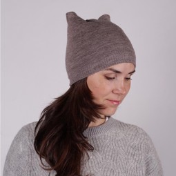 Шапка женская Sharpey Т-258 беж/мул